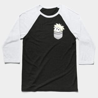 White Puffle Baseball T-Shirt